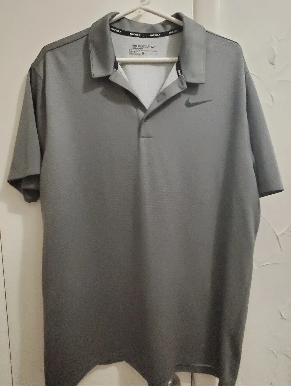 Nike Men's XL Grey Performance Polo